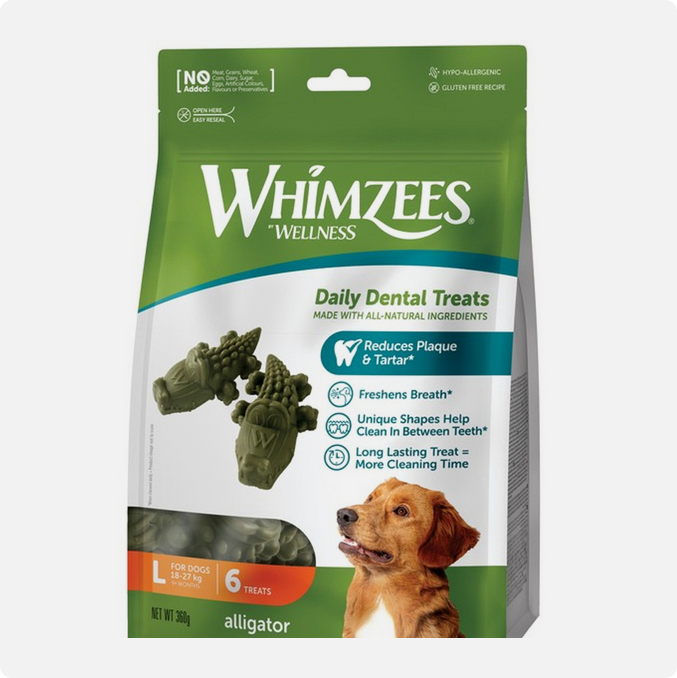 Whimzees - Alligator Large (6Pk)