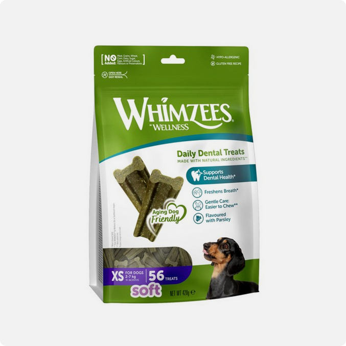 Whimzees - Soft Dental Value Bag XS 56pcs