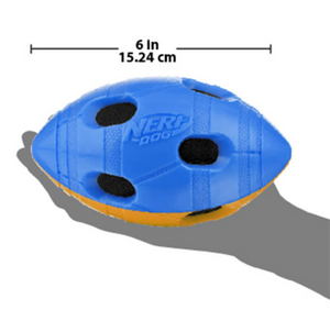 Nerf Dog Toys -   Bash Squeak & Crunch Football 6in