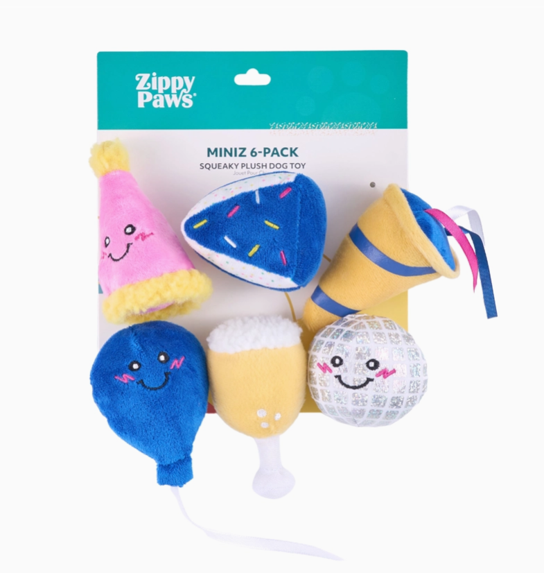 Zippy Paws -Miniz 6-Pack -Party