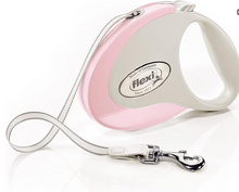 Load image into Gallery viewer, Flexi Style Tape Rose Medium 5m Retractable Dog Leash
