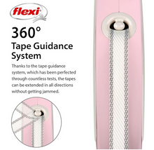 Load image into Gallery viewer, Flexi Style Tape Rose Medium 5m Retractable Dog Leash
