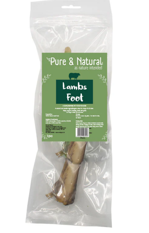 Pure & Natural - Lamb Foot 1Pc