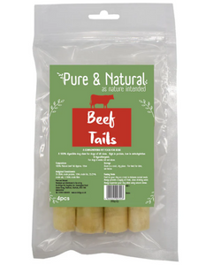 Pure & Natural - Beef Tails 4Pcs