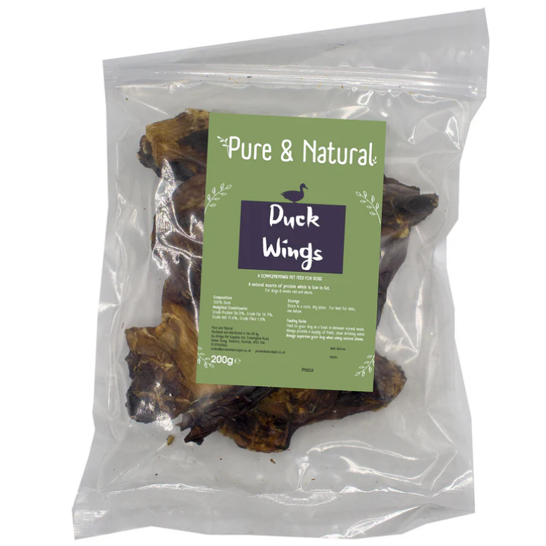 Pure & Natural - Duck Wings 200g