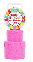 Load image into Gallery viewer, Squeaky Rubber Treat Dispensing Birthday Cake

