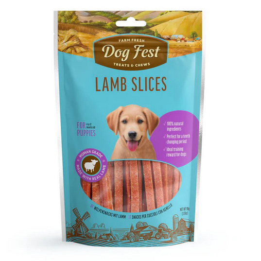 DOG FEST - Lamb Slices Puppy 16 Weeks +