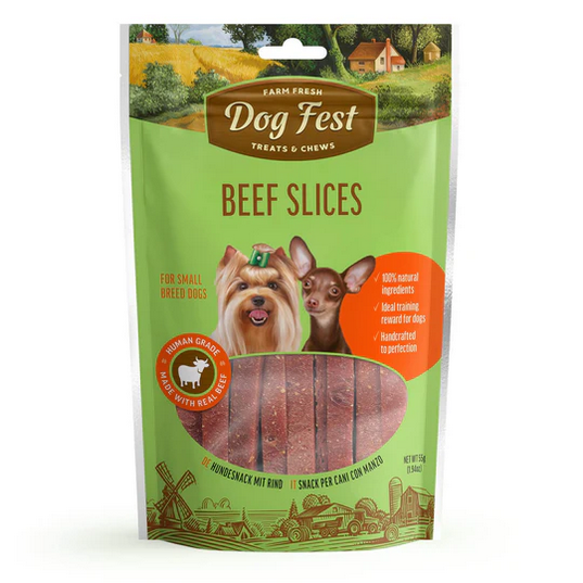 DOG FEST - Beef Slices - Small Breeds