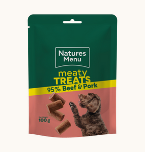 Natures Menu - Beef & Pork Meaty Treats 100g