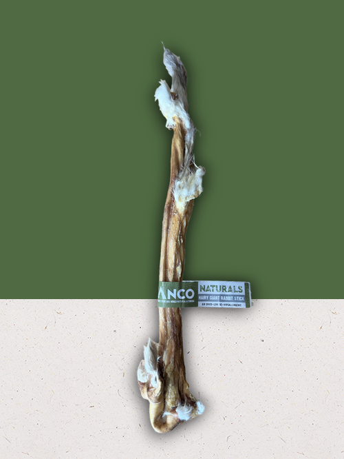 Anco Natural Treats - Hairy Giant Rabbit Stick