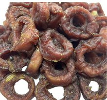 Load image into Gallery viewer, Natural Dog Treats - Duck &amp; Fish Squid Rings 100g
