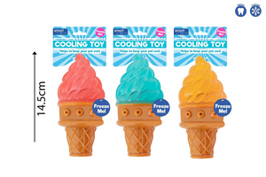 Smart Choice - Cooling Rubber Ice Cream Dog Toy 1PC