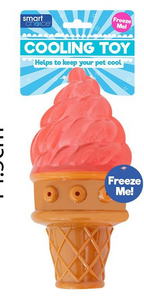 Smart Choice - Cooling Rubber Ice Cream Dog Toy 1PC