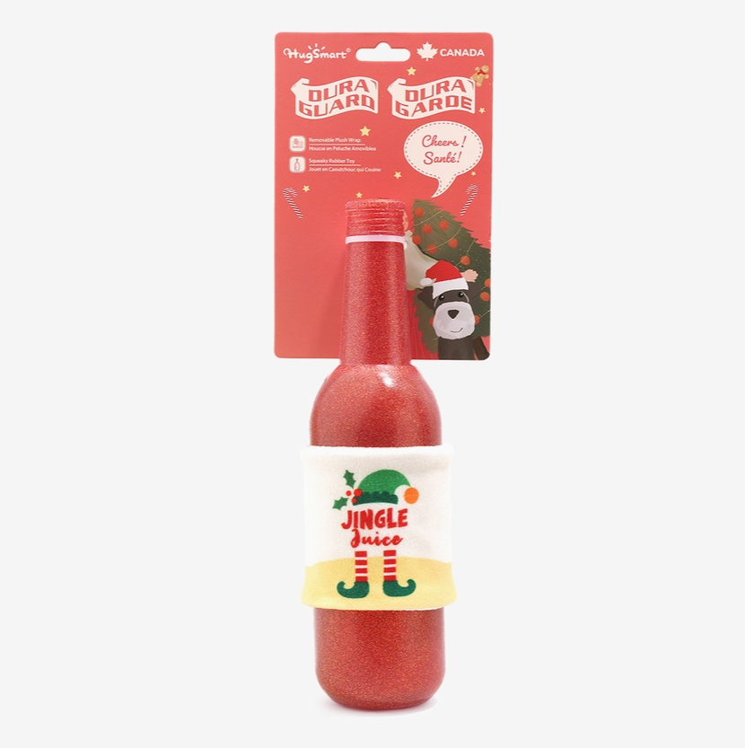 Hugsmart Pet - Happy Christmas | Jingle Juice - Tpr Rubber Toy