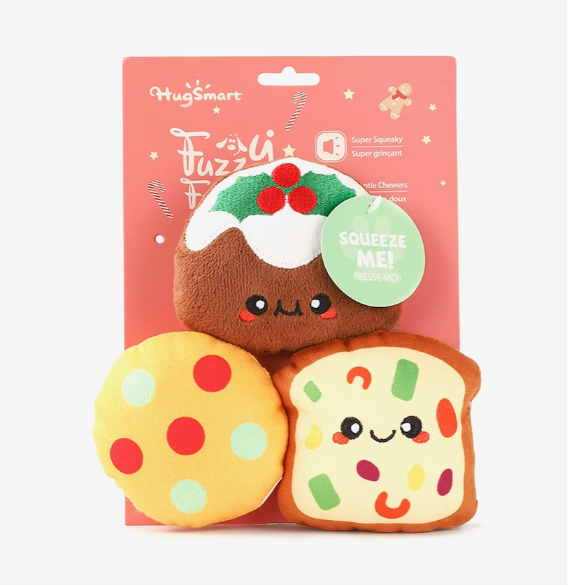Hugsmart Pet - Happy Christmas |Xmas Desserts - Plush Toy