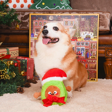 Load image into Gallery viewer, Hugsmart Pet - Happy Christmas |Santa Avocado - Dog Plush Toy
