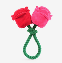 Load image into Gallery viewer, Hugsmart Pet - Woof Love | Vday Rose - Dog Rope Toy
