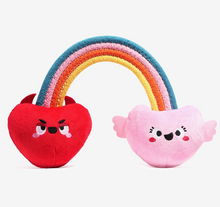 Load image into Gallery viewer, Hugsmart Pet - Woof Love | Rainbow Heart - Dog Rope Toy
