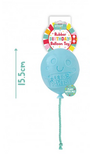 Rubber & Rope Birthday Balloon
