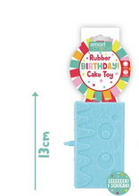 Load image into Gallery viewer, Squeaky Rubber Birthday Cake Slice
