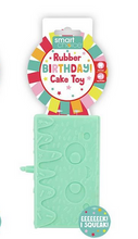 Load image into Gallery viewer, Squeaky Rubber Birthday Cake Slice
