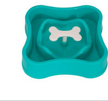 Load image into Gallery viewer, Smart Choice - Plastic Slow Feeder Bone Pet Bowl
