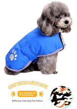 Load image into Gallery viewer, Paws Dog Jacket Cape
