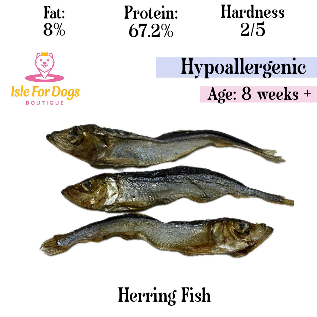 Natural Dog Treats - Herring Fish 100g