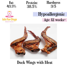 Load image into Gallery viewer, Natural Dog Treats - Duck Wings With Meat 1PC
