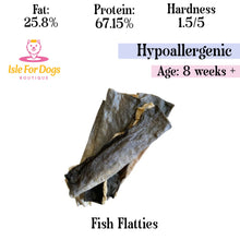 Load image into Gallery viewer, Natural Dog Treats - Fish Flatties 1PC

