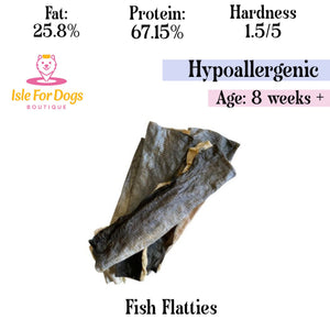 Natural Dog Treats - Fish Flatties 1PC