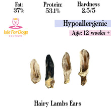Load image into Gallery viewer, Natural Dog Treats - Hairy Lambs Ears 1PC
