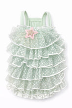 Load image into Gallery viewer, Pink Polka Dot Tiered Tulle Dog Dress
