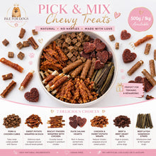 Load image into Gallery viewer, Pick &amp; Mix Dog Treats – 20+ Natural Chewy Snacks (500g / 1kg)

