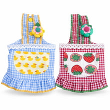 Load image into Gallery viewer, Gingham Pinafore Dog Dress
