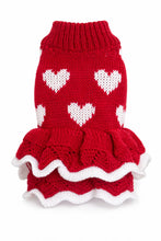 Load image into Gallery viewer, Heart dog dress
