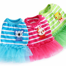 Load image into Gallery viewer, Character Stripe Tutu Puppy Dress
