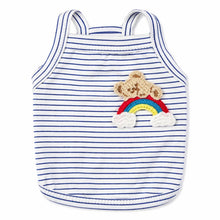 Load image into Gallery viewer, Rainbow Stripe Teddy Dog T-Shirt
