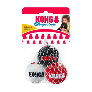KONG Signature Sport Dog  Balls, 3 Pack (S,M,L)