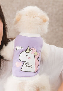 Miss Biu The Unicorn dog top