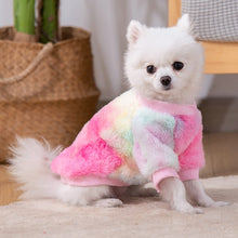 Load image into Gallery viewer, NEW Rainbow dog fleece jumper
