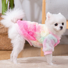 Load image into Gallery viewer, NEW Rainbow dog fleece jumper
