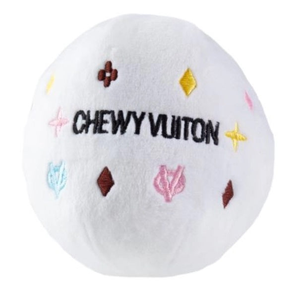 White Chewy Vuiton Small Ball