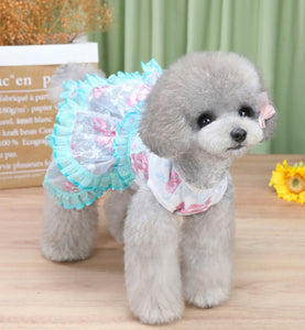 NEW Flower queen dog dress