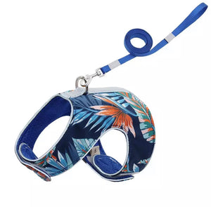 Midnight Palm pet harness