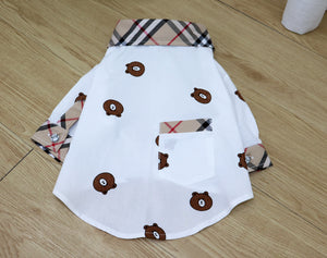 Berry Teddy dog shirt(wide fit)