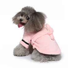 Load image into Gallery viewer, NEW Fleece dog Bathrobe
