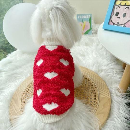 NEW Heart dog jumper