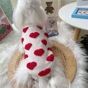 NEW Heart dog jumper