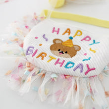 Load image into Gallery viewer, NEW Happy Birthday Bib and Hat
